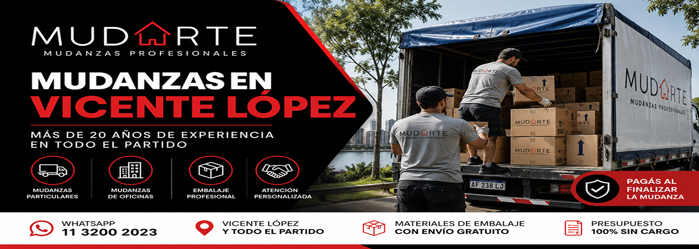 Empresa de Mudanzas en Vicente López | Mudarte